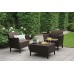 Комплект садовой мебели Keter Salemo balcony set, коричневый