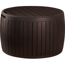 Садовый ящик - стол KETER CIRCA WOOD 140 л, коричневый