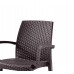 Стілець садовий пластиковий BICA Verona armchair, коричневий.<p> Міцний та зручний <strong>Стілець садовий пластиковий BICA Verona armchair</strong> у привабливому коричневому кольорі, стилізований під ротанг, підходить для будь-якого використання – у при