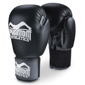 Боксерские перчатки Phantom Ultra Black 16 унций Боксерские перчатки Phantom Ultra Black 16 унций