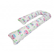 Подушка для вагітних J образна Сова (з наволочкою) KIDIGO