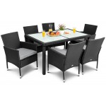 Садові меблі di Volio VERONA 6+1 чорні
