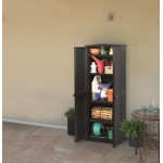 Ящик для зберігання RATTAN STYLE - TALL SHED Compact Garden 430 л 