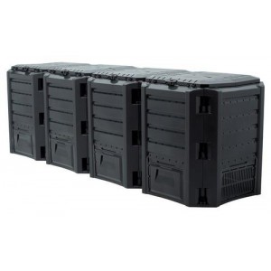 Компостер MODULE COMPOGREEN 1600 л, черный Prosperplast