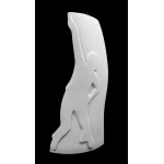 Ваза VM758/C "Силуэт" 28 см, бел. Linea Sette Ceramiche