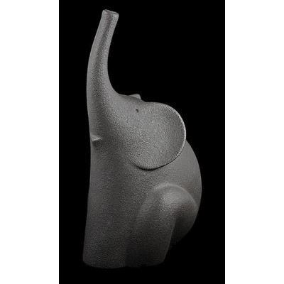 Статуэтка N430/B "Слон" 29 см, т.-сер. Linea Sette Ceramiche