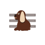 Ограждение Kidigo Собачка (секция) 32106