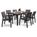 Стул пластиковый Harmony armchair, серо-коричневый Keter