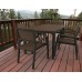 Стул пластиковый Harmony armchair, серо-коричневый Keter