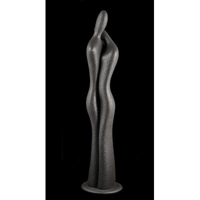 Статуэтка S370/A "Пара" 43 см, т.-сер. Linea Sette Ceramiche