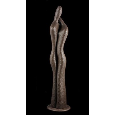 Статуэтка S370/A "Пара" 43 см, коричн. Linea Sette Ceramiche