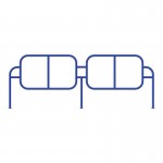 Секция ограждения двойная InterAtletika S718