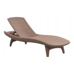 Шезлонг искуст. ротанг Pacific, беж 