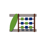 Ограждение Kidigo Кубики (секция) 32110