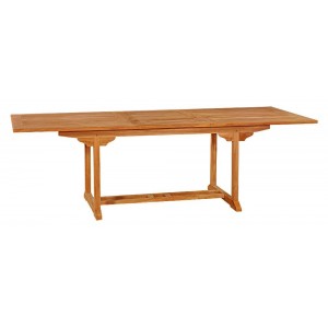 Тиковый стол раскладной прямоугольный Time Eco TE-180T