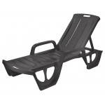 Шезлонг Florida, сірий 