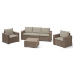 Комплект садових меблів California 3 seater, беж 