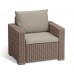 Комплект садових меблів California 3 seater, беж 