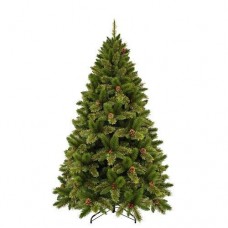 Ель Dewberry 2,30 м зеленая с декоративными шишками и ягодами Triumph Tree