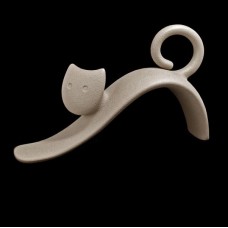 Статуэтка N701/B "Кот" 22 см, св.-коричн. Linea Sette Ceramiche