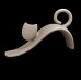 Статуэтка N701/B "Кот" 22 см, св.-коричн. Linea Sette Ceramiche