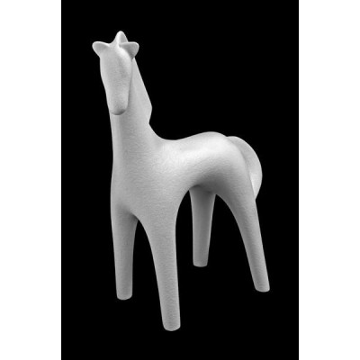 Статуэтка N264/A "Конь" 23 см, бел. Linea Sette Ceramiche