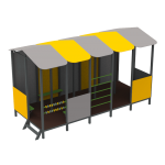 Альтанка Kidigo Vagon Play 32310<br /> 