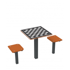 Шахматный стол Kidigo с сидушками 22291