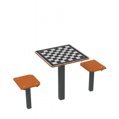 Шахматный стол Kidigo с сидушками 22291