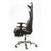 Кресло Special4You ExtremeRace black/white with footrest (E4732)