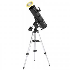 Телескоп Bresser Pollux 150/1400 EQ3 Solar Carbon із сонячним фільтром та адаптером для смартфона (4690900) Телескоп Bresser Pollux 150/1400 EQ3 Solar Carbon із сонячним фільтром та адаптером для смартфона (4690900)