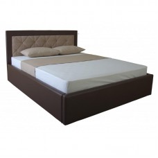 Кровать IRMA lift 1600x2000 beige/brown (E2424)