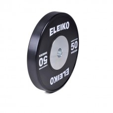 Диск Eleiko 3001781-50 для змагань 50 кг (d-50 мм), поліуретан - параолімпійський 