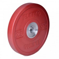 Диск Eleiko 3001949-25 для тренувань 25 кг кольорової (d-50,4-51 мм), каучук 