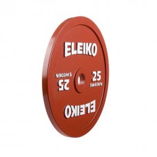 Диск Eleiko 3000231 для соревнований по пауэрлифтингу 25 кг (d-50 мм), металлический