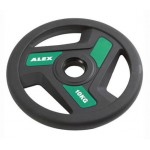 Диск чорний Alex 10 кг P-TPU-10K 