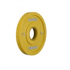 Олимпийский диск Eleiko 121-0015F для соревнований по тяжелой атлетике 1,5 кг цветной (d-50 мм), обрезиненный