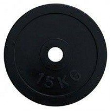 Диск олимпийский обрезиненный черный Alex RCP11 15кг 51 мм