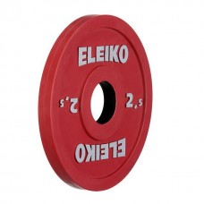 Олімпійський диск Eleiko 124-0025R для змагань і тренувань 2,5 кг кольорової (d-50 мм), прогумований 