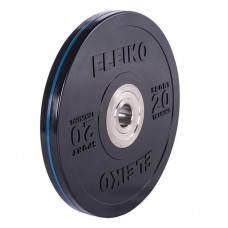 Диск Eleiko 3001950-20 для тренувань 20 кг чорний (d-50,4-51 мм), каучук 