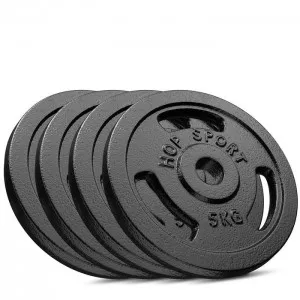 Сет із металевих дисків Hop-Sport Strong 4x5 кг Сет із металевих дисків Hop-Sport Strong 4x5 кг