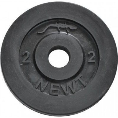 Диск стальной обрезиненный Newt Home 2 кг, диаметр – 28 мм NE-R002