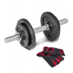 Гантеля металлическая Hop-Sport New 10 кг