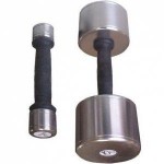 Гантель пластик / хром 6 кг InterAtletika SТ541-6 