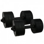 Гантель обрезиненная 1 шт на 18,5 кг Newt PL NE-PR-2019-185