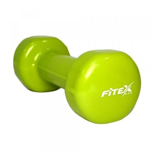 Гантель виниловая Fitex MD2015-2V, 2 кг Гантель виниловая Fitex MD2015-2V, 2 кг