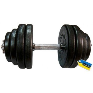 Гантель стальная Newt 31,5 кг