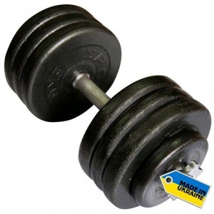 Гантель стальная Newt 36 кг