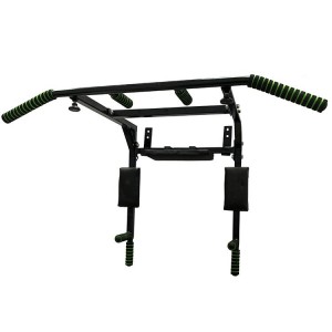 Турник-брусья настенный Newt Iron 4 в 1 с мягкими ручками черный NE-TR-4B