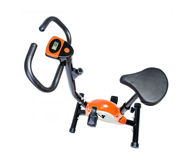 Велотренажер Fitline ES-8018 Point механический оранжевый - фото 4